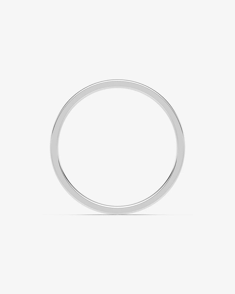 Half Round Wedding Band 10kt Yellow Gold
