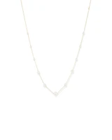 Cultured Freshwater Pearl Necklace in 10kt Yellow Gold