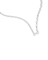 Infinity Belcher Chain in Sterling Silver