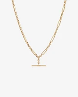 50cm Hollow Belcher Fob Necklace in 10kt Yellow Gold