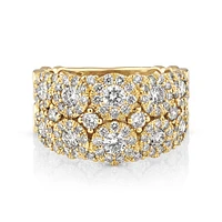 2 Row Bubble Ring with 2.00 Carat TW Diamonds in 14kt Gold