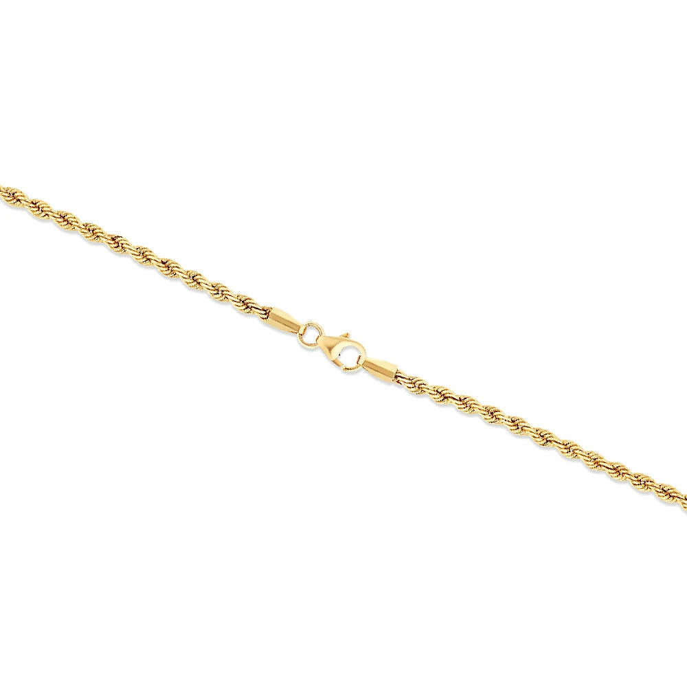 50cm (20") Rope Chain in 10kt Yellow Gold