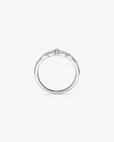 Wedding Ring with 0.23 Carat TW of Diamonds in 14kt White Gold