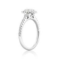 Engagement Ring With 0.95 Carat TW Of Diamonds In 14kt White Gold