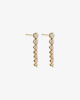 Drop Earrings with Carat TW of Diamonds in 18kt Gold