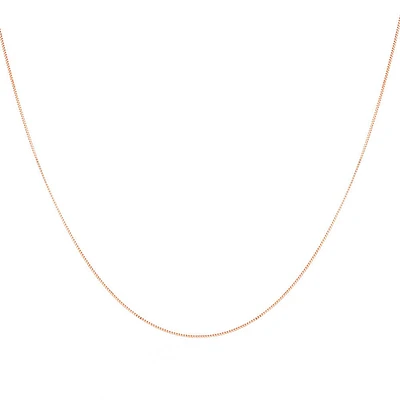 45cm (18") Box Chain in 10kt Yellow Gold