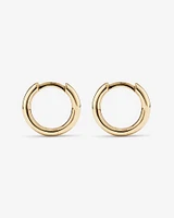 8mm Polished Huggies In 10kt Yellow Gold