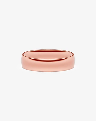 6mm Half Round Polished Wedding Band 10kt Yellow Gold