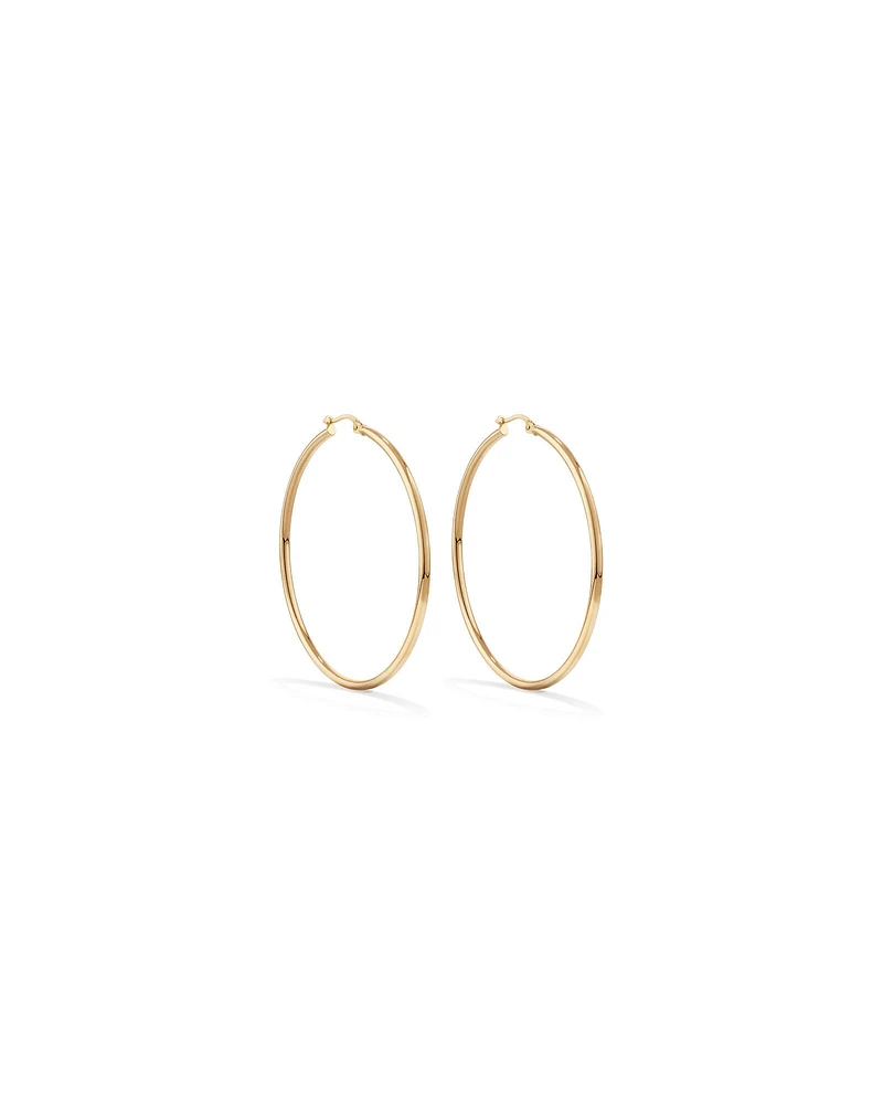 45mm Hoop Earrings in 10kt Yellow Gold