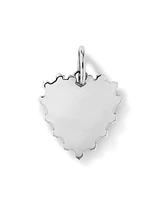 Sunray Love Heart Pendant in Sterling Silver