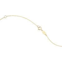 Heart Slider Necklace in 10kt Yellow Gold