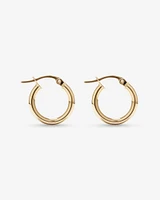 10mm Hoop Earrings in 10kt Rose Gold