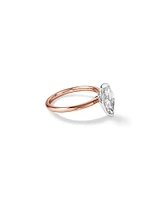 1.25 Carat TW Marquise Laboratory-Grown Diamond Solitaire Engagement Ring in 14kt White Gold