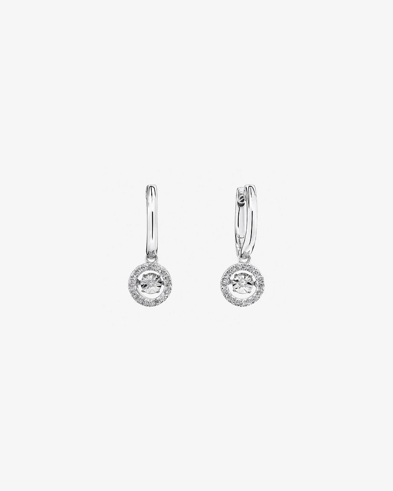 Everlight Earrings with 0.25 Carat TW of Diamonds in Sterling Silver