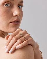 Half Round Wedding Band 10kt Yellow Gold