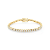 Bracelet de Tennis de 4,92 Carat TW en Diamant en Or Blanc 10kt