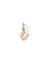 Letter Q Initial Pendant in 10kt Yellow Gold