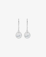 Earrings with Cubic Zirconia in Sterling Silver