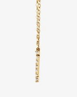 "K" Initial Necklace with 0.10 Carat TW of Diamonds in 10kt Yellow Gold