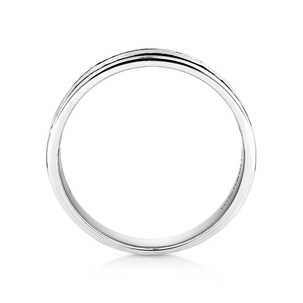Men's 0.50 TW Enhanced Black Diamond Ring in Platinum