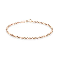 17cm (7") 2mm-2.5mm Width Hollow Belcher Bracelet in 10kt Yellow Gold