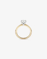 Carat TW Round Brilliant Laboratory-Grown Diamond Solitaire Engagement Ring in 14kt Gold