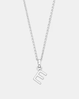 "Z" Initial Pendant in Sterling Silver