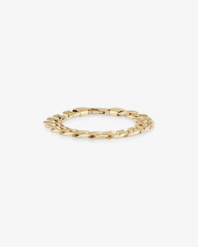 23cm (9") Curb Bracelet in 10kt Yellow Gold