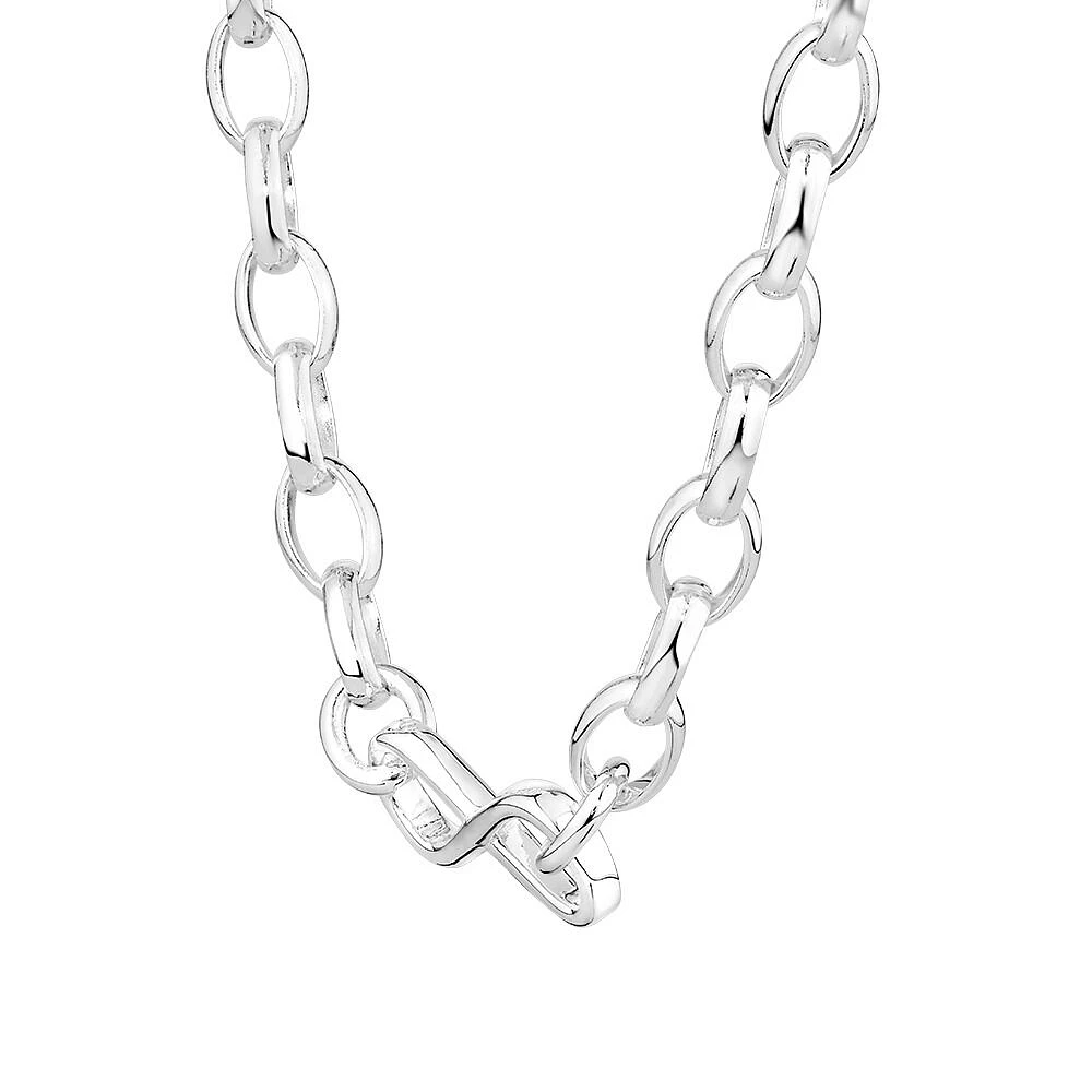 Infinity Belcher Chain in Sterling Silver