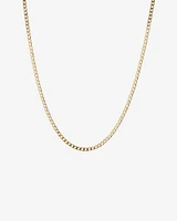 55cm (22") 3mm-3.5mm Width Curb Chain in 10kt Yellow Gold