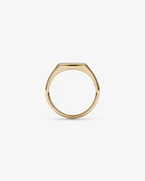 Square Signet Ring in 10kt Yellow Gold