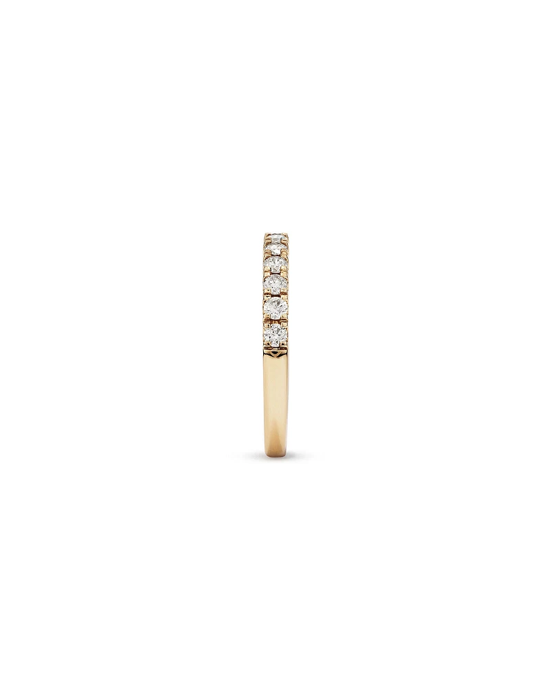 Wedding Band with 1/2 Carat TW of Diamonds in 14kt Yellow Gold