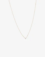 Necklace With 0.08 Carat TW Diamonds in 10kt Yellow Gold