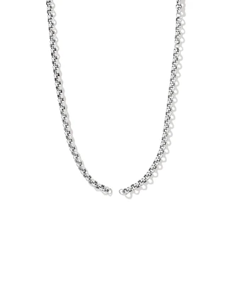 50cm (20") Large Belcher Open Pendant Chain in Sterling Silver