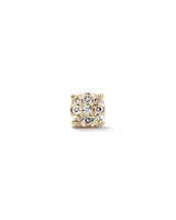 Men’s Stud Earring with 0.12 Carat TW of Diamonds in 10kt Yellow Gold