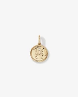 Diamond Accent Aries Zodiac Pendant in 10kt Yellow Gold