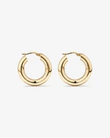 15mm Hoop Earrings in 10kt Yellow Gold