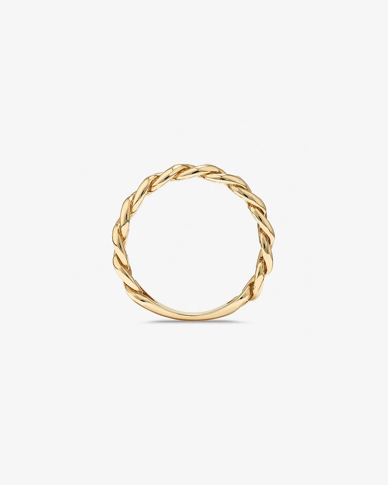 Link Ring in 10kt Yellow Gold