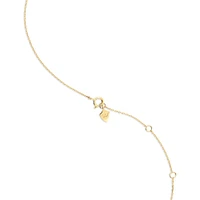 Bar Necklace with 0.10 Carat TW of Diamonds in 10kt Yellow Gold