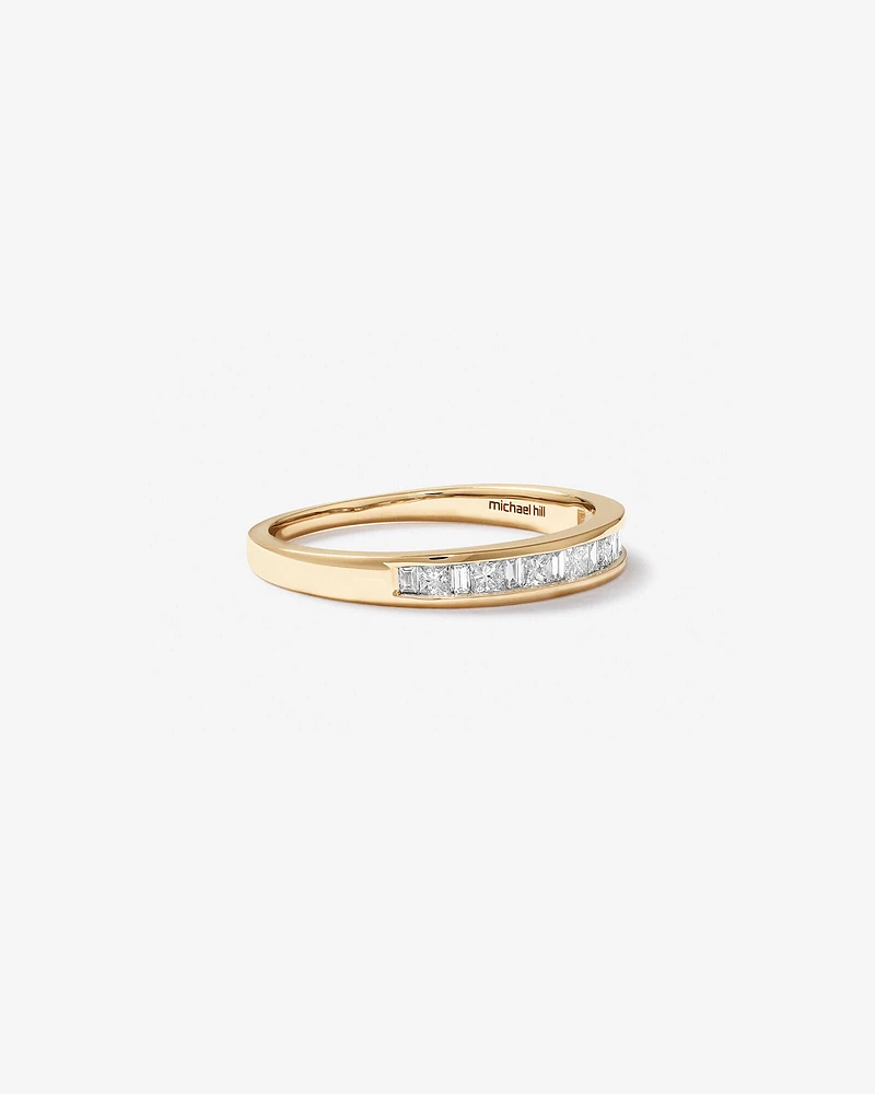 Wedding Band with 0.33 Carat TW of Diamonds in 14kt Yellow Gold