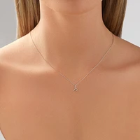 "Z" Initial Pendant in Sterling Silver