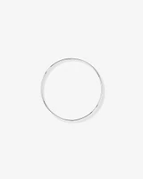 3.7mm Solid Round Bangle in Sterling Silver