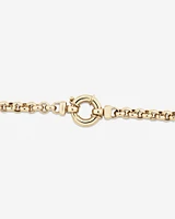 45cm (18") 5mm-5.5mm Width Hollow Belcher Chain in 10kt Yellow Gold