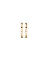 11mm Heart Shape Huggie Earrings in 10kt Yellow Gold