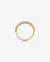 Pave Ring with 1.50 Carat TW of Diamonds in 10kt Yellow Gold