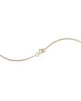 "K" Initial Necklace with 0.10 Carat TW of Diamonds in 10kt Yellow Gold