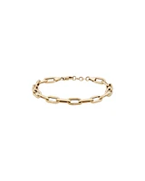 21cm (8.5") Hollow Oval Paperclip Bracelet in 10kt Yellow Gold