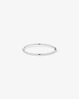60mm Hollow Tube Bangle in Sterling Silver