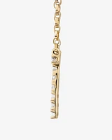 "K" Initial Necklace with 0.10 Carat TW of Diamonds in 10kt Yellow Gold