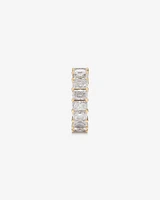 7.20 Carat TW Radiant Cut Laboratory-Grown Diamond Eternity Ring in 14kt Yellow Gold